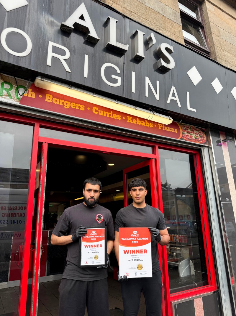 Ali’s Original in Glasgow at the Mealzo 2025 Takeaway Awards.